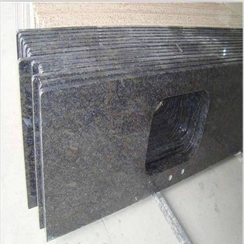 butterfly blue granite countertop
