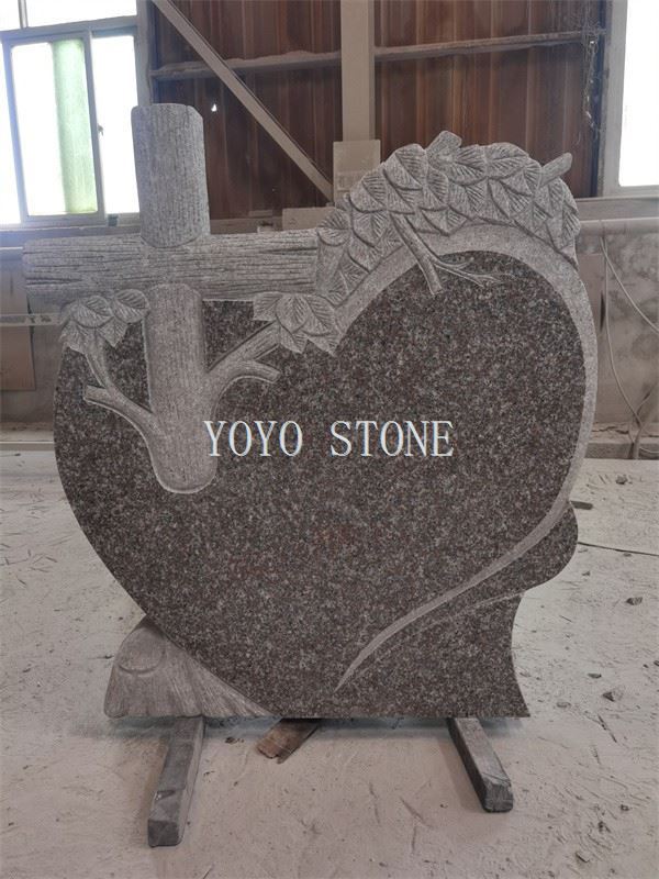 heart shaped gravestone