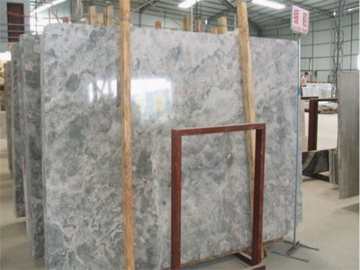 silver white marble