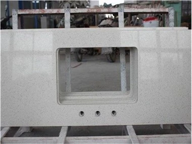 Countertop Kuarza Putih Kristal