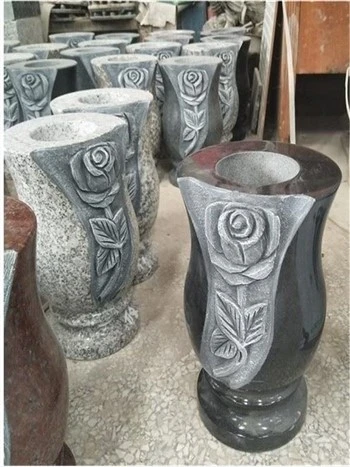 Pasu Bunga Batu Nisan Granit