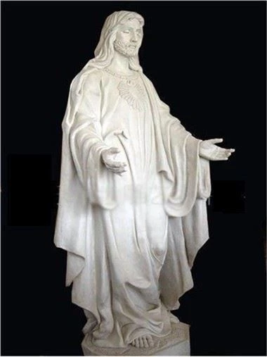Patung Yesus Marmar Putih